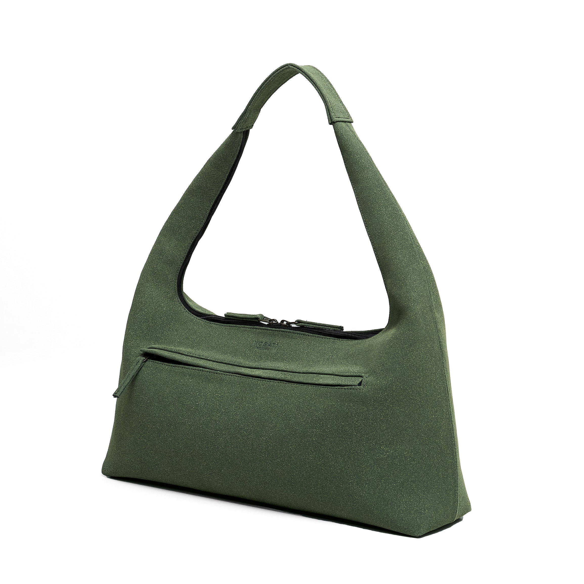Axis Tote - Forest Green Suede