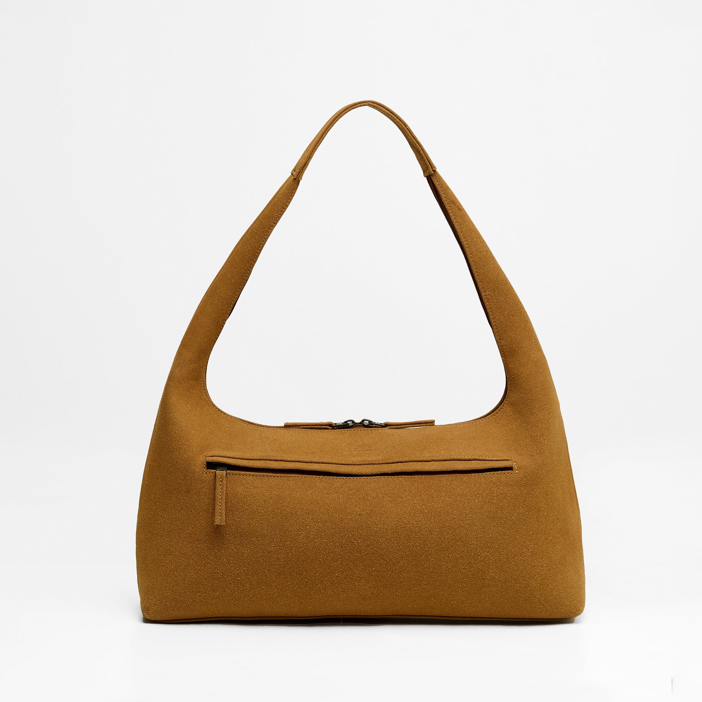 Axis Tote - Caramel Suede