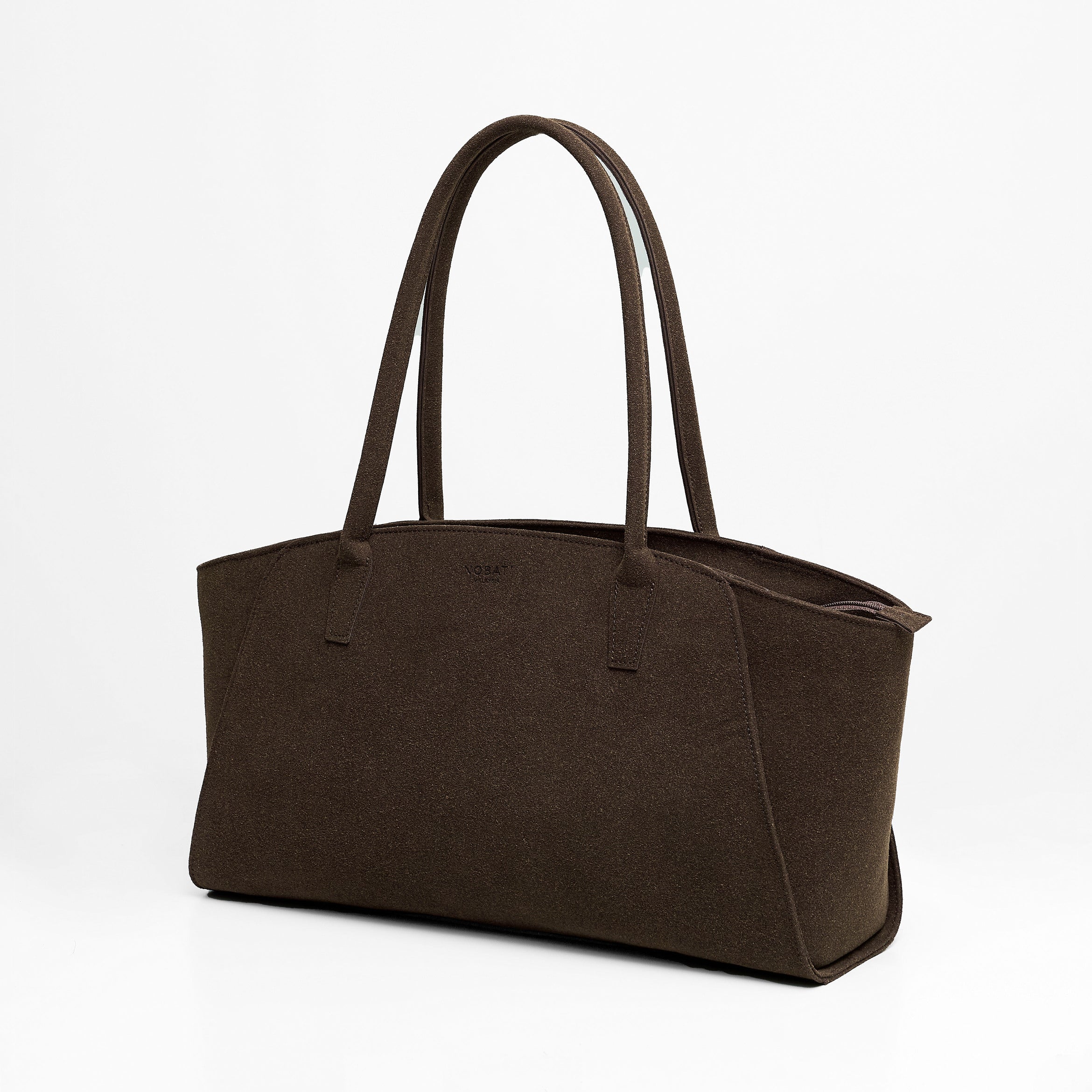 Grace Tote - Dark Chocolate Suede