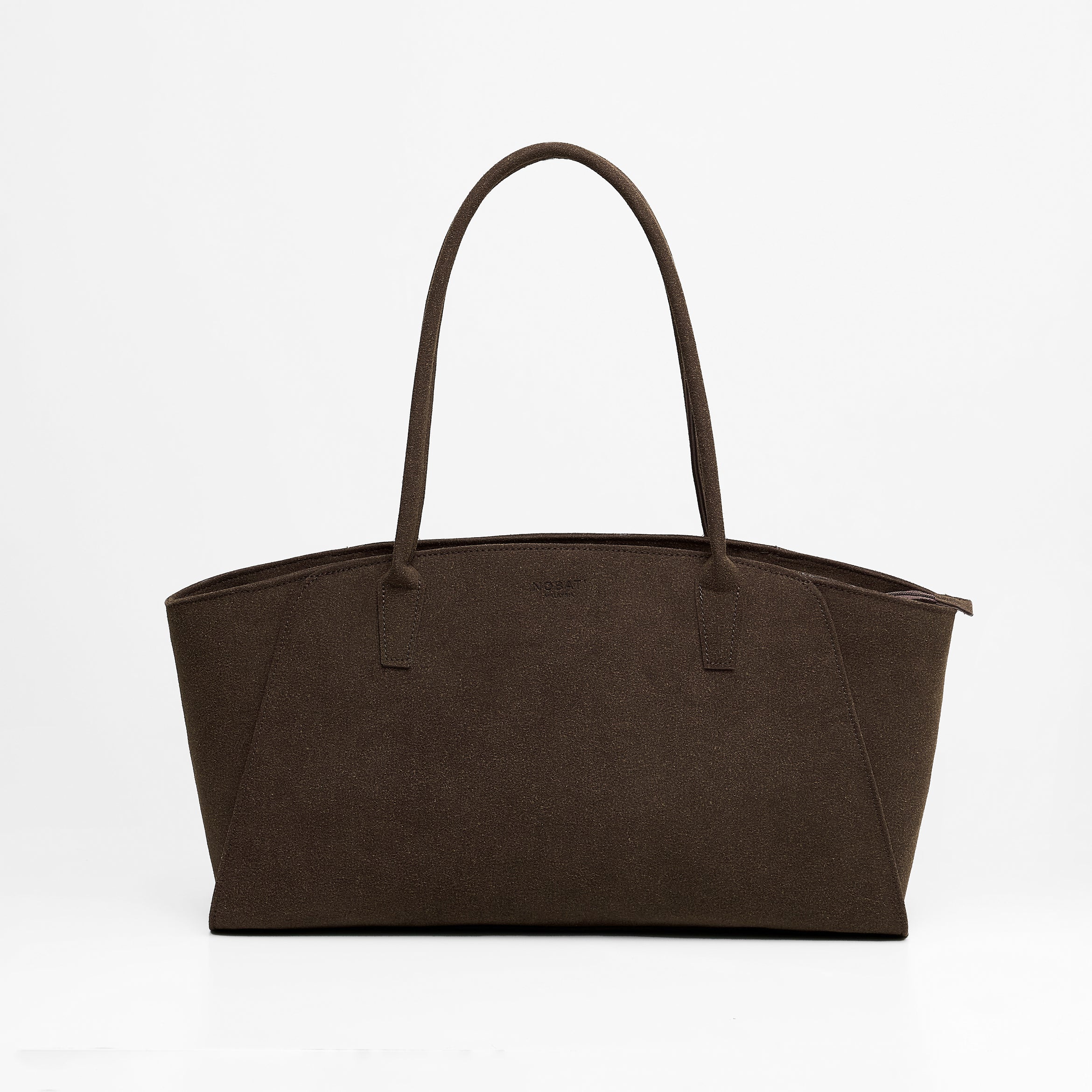 Grace Tote - Dark Chocolate Suede